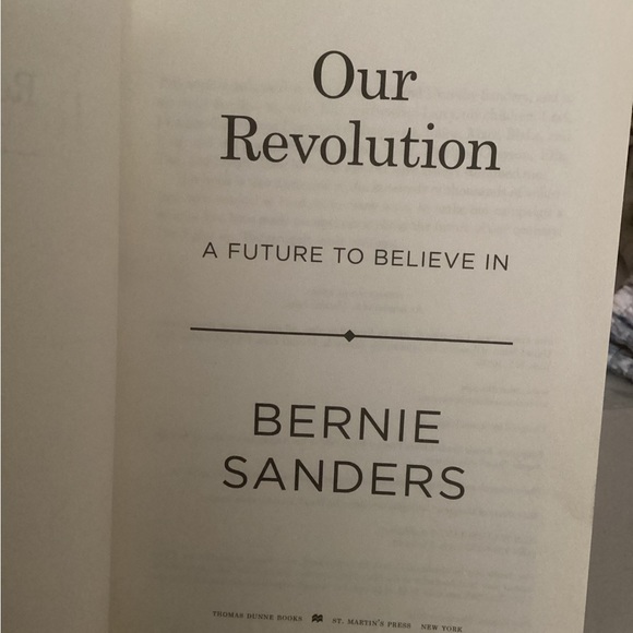 Book: “Bernie Sanders- Our Revolution”.  Hardback with dust cover.  Used. - Picture 3 of 4
